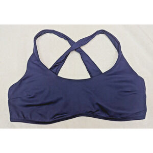 PEZ D'OR sz XL Maternity Bikini Tank Top dark blue padded 3253